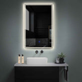 Specchio LED Verticale | Pulsante touch | Luce bianca neutra - Reyze Serie Edge Modello 1